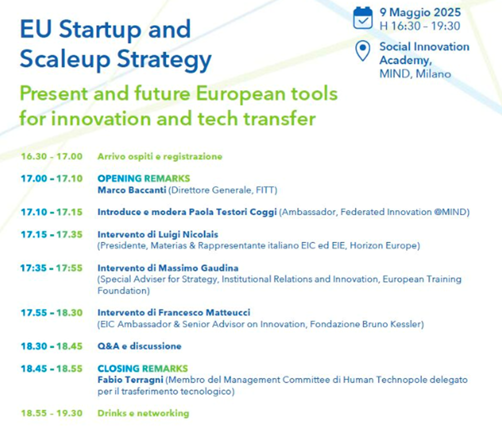 Presentazione European Innovation Council al MIND